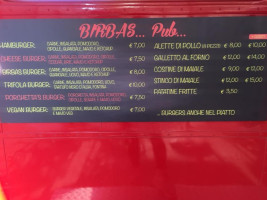 Birbas Ristopub Bra menu