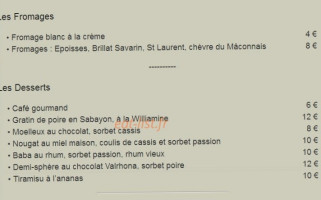 Hostellerie le Potin Gourmand *** menu