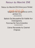 Grenier à Sel menu