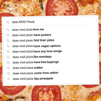 Mod Pizza menu