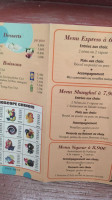 Le Palais Gourmand menu