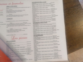 La Saujonnaise menu