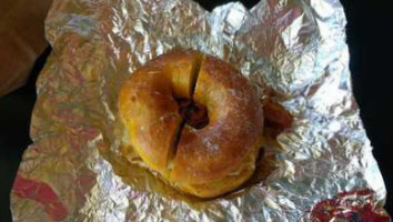 Sharky's Bagels food