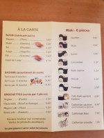 Délices Maison menu