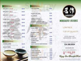 Mesaku Sushi (togo Only) food