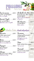 Chez Lucienne menu