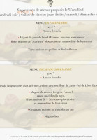 L' Aromatic menu