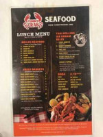 Yummy Crab menu