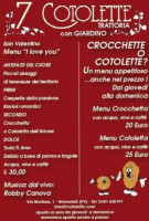 7 Cotolette menu