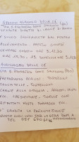 Agriturismo Della Ca' menu