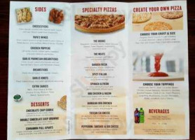 Papa Johns Pizza menu