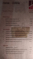 Heisla Der Hofschank- La Osteria menu