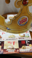 Burger King menu