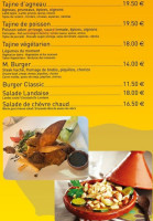 Mamasé menu