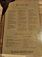 Baker's Crust Artisan Kitchen menu