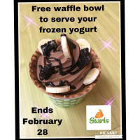 Swirls Frozen Yogurt food