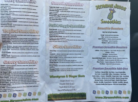 Xtreme Juice menu