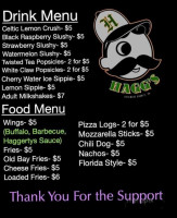 Haggerty's menu