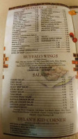 Pucillo's Pizza Pasta menu