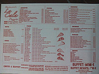 La Cala Mazarron menu