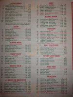 Holy Wong menu