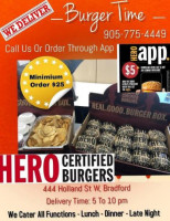 Hero Certified Burgers food