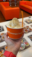 Orange Leaf Frozen Yogurt inside