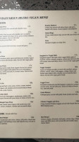 Vegetarian Bistro menu