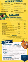 Beck's Pizza And Sandwich Shop menu