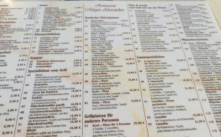 Restaurant Megas Alexandros menu