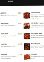 Le Royal Tandoori menu