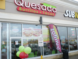 Quesada Burritos Tacos outside