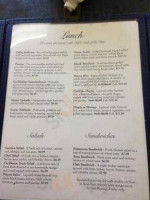 Cafe Antigua menu