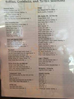 Stokes Grill menu