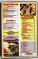 Budd Lake Diner menu