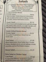 Seaboard Cafe menu