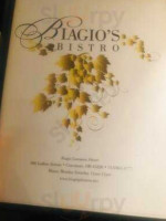 Biagios Bistro menu