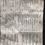 La Tavernetta menu