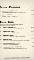 Casa Nostra menu