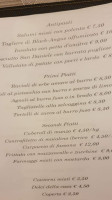 Trattoria Benlodi menu