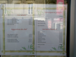 Baguettes D'or menu