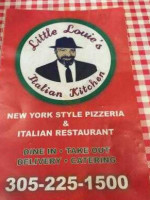 Little Louie's Italian Kitchen menu