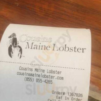 Cousins Maine Lobster West Hollywood menu