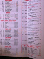 China King menu