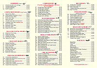 The New Golden Leaf menu