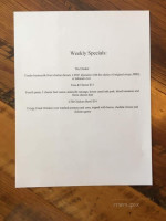 Long Timber Brewing menu