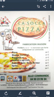 La Socca Pizza food