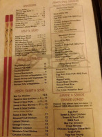 Tai's Dynasty menu