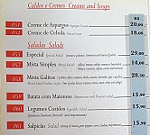 Galitos menu