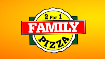 2 For 1 Family Pizza food